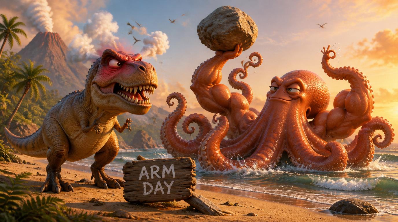 Fossils suggest a 60 foot octopus was one of the ocean's top predators during the age of the dinosaurs