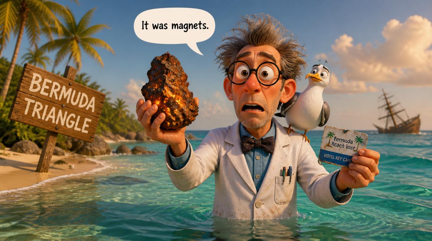 A scientist thinks volcanic metal disrupted navigation and may explain the Bermuda Triangle mystery