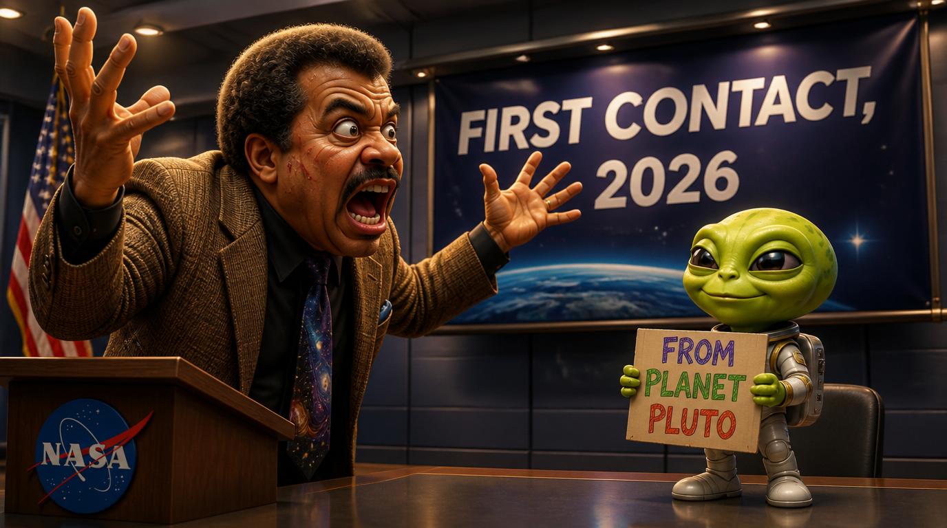Neil deGrasse Tyson is telling the government to just show us the alien already after the latest UFO files were released.