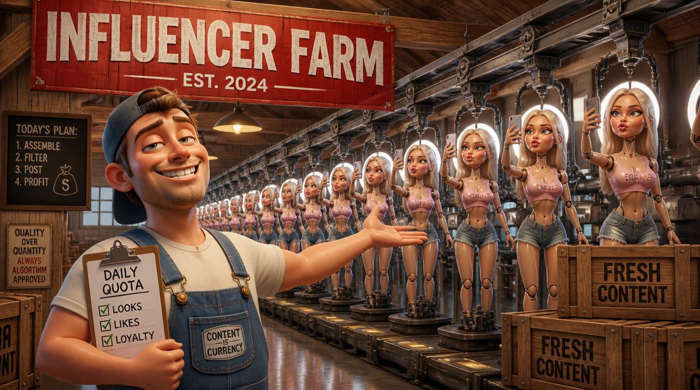 A company just raised $1 million to build an AI bot farm that floods social media with fake influencer accounts.