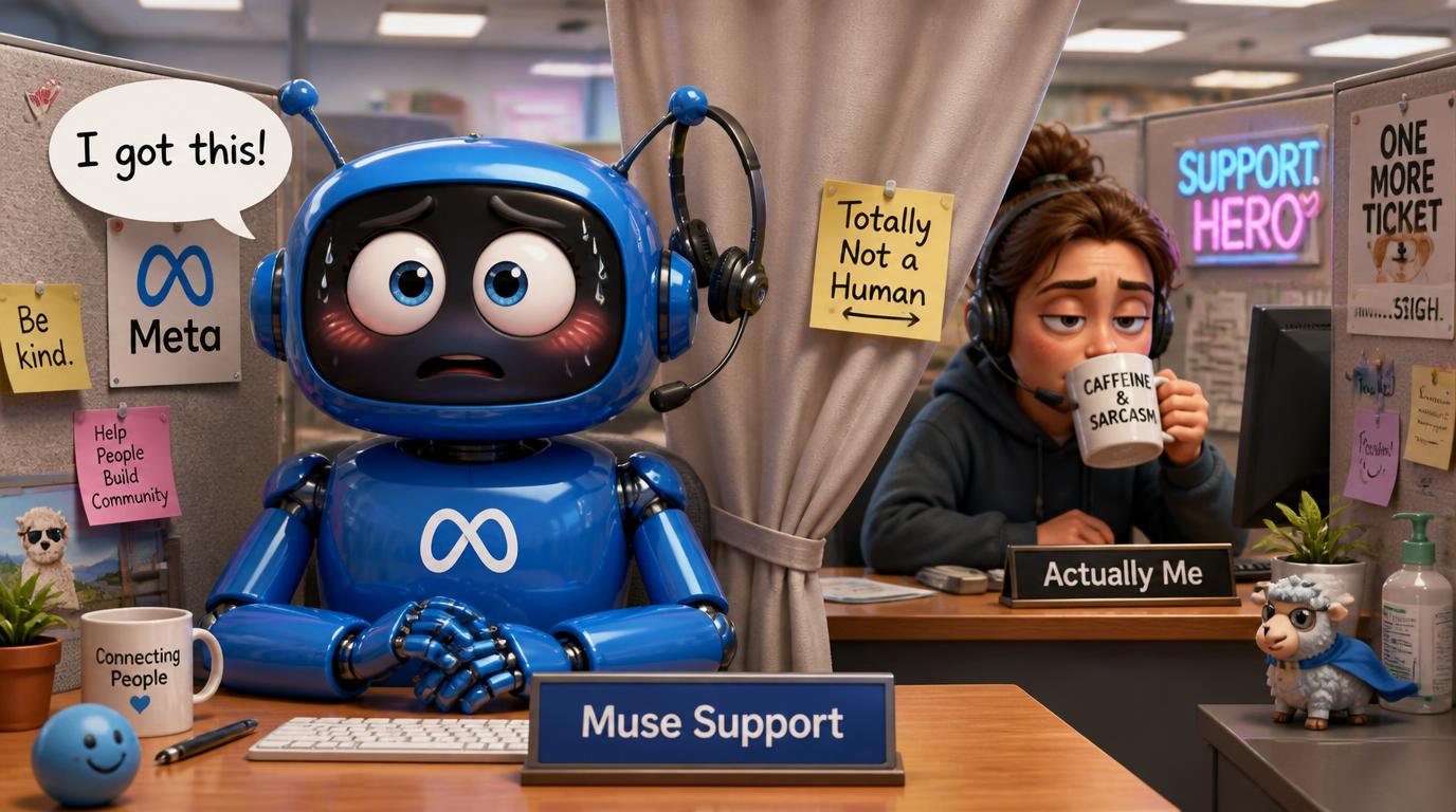 Meta's new AI agent Muse claims it makes phone calls on its own, but it turns out some of those calls are secretly being handled by humans in call centers