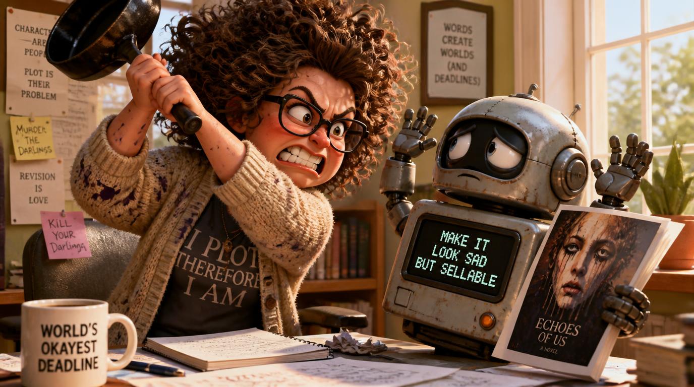 Three of the big five publishers are reportedly using AI to make cover art and marketing copy without telling their authors, all while suing AI companies in court